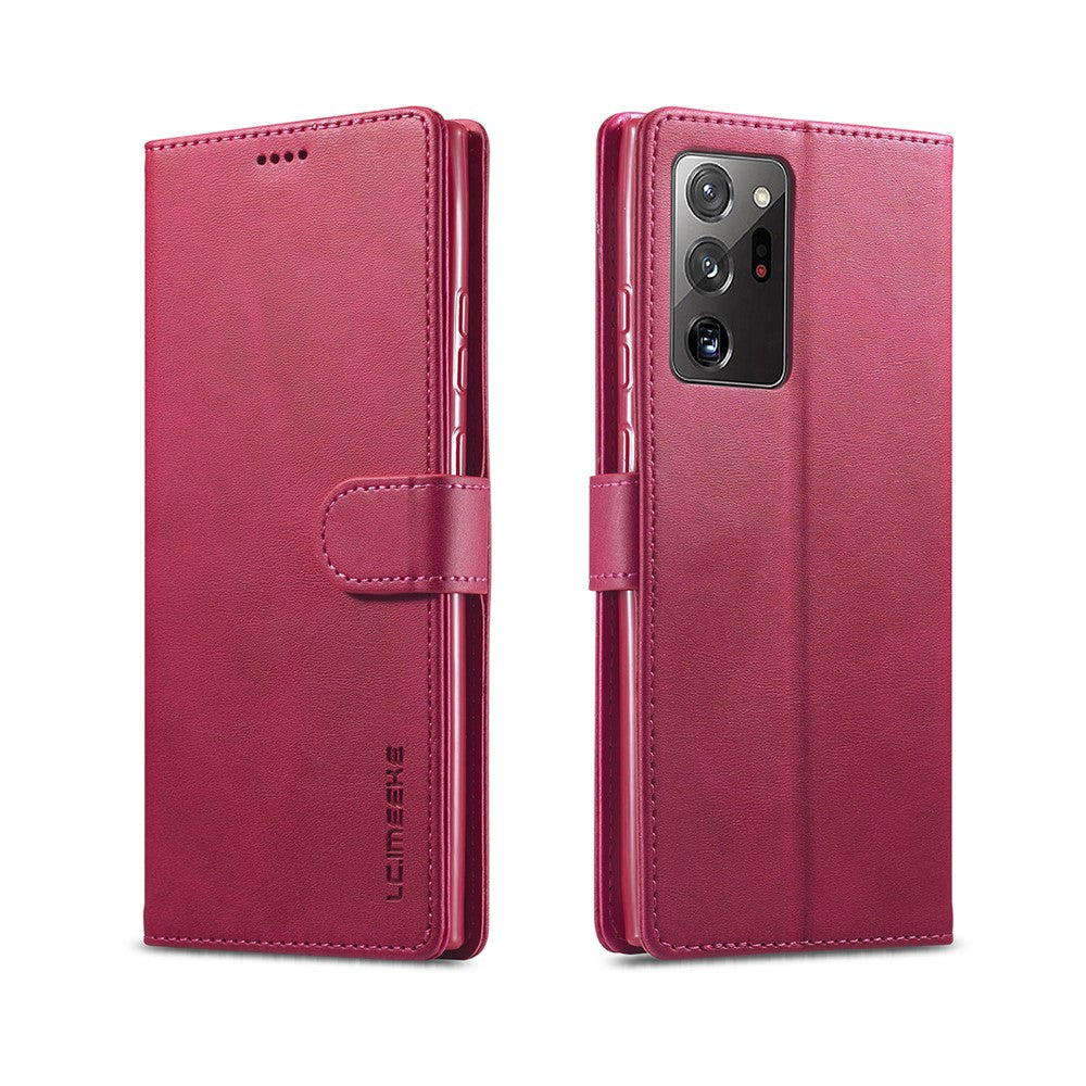 LC.IMEEKE Leather Wallet Stand Cover Cell Phone Case for Samsung Galaxy Note20/Note20 5G