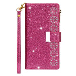 Glittery Starry Style Laser Carving Lædercover til Samsung Galaxy Note20/Note20 5G