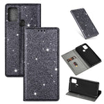 Flash Powder Stand Læder Kortholder Etui til Samsung Galaxy A21s