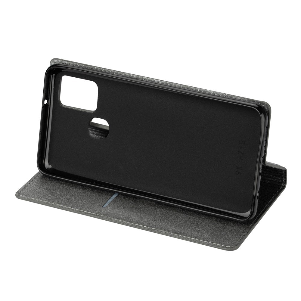 Flash Powder Stand Læder Kortholder Etui til Samsung Galaxy A21s