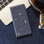 Flash Powder Stand Læder Kortholder Etui til Samsung Galaxy A21s