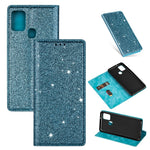 Flash Powder Stand Læder Kortholder Etui til Samsung Galaxy A21s