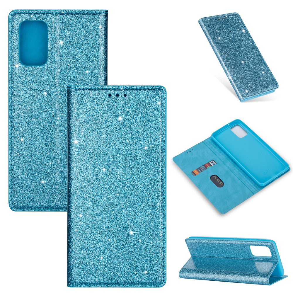 Flash Powder Leather Shell for Samsung Galaxy A31