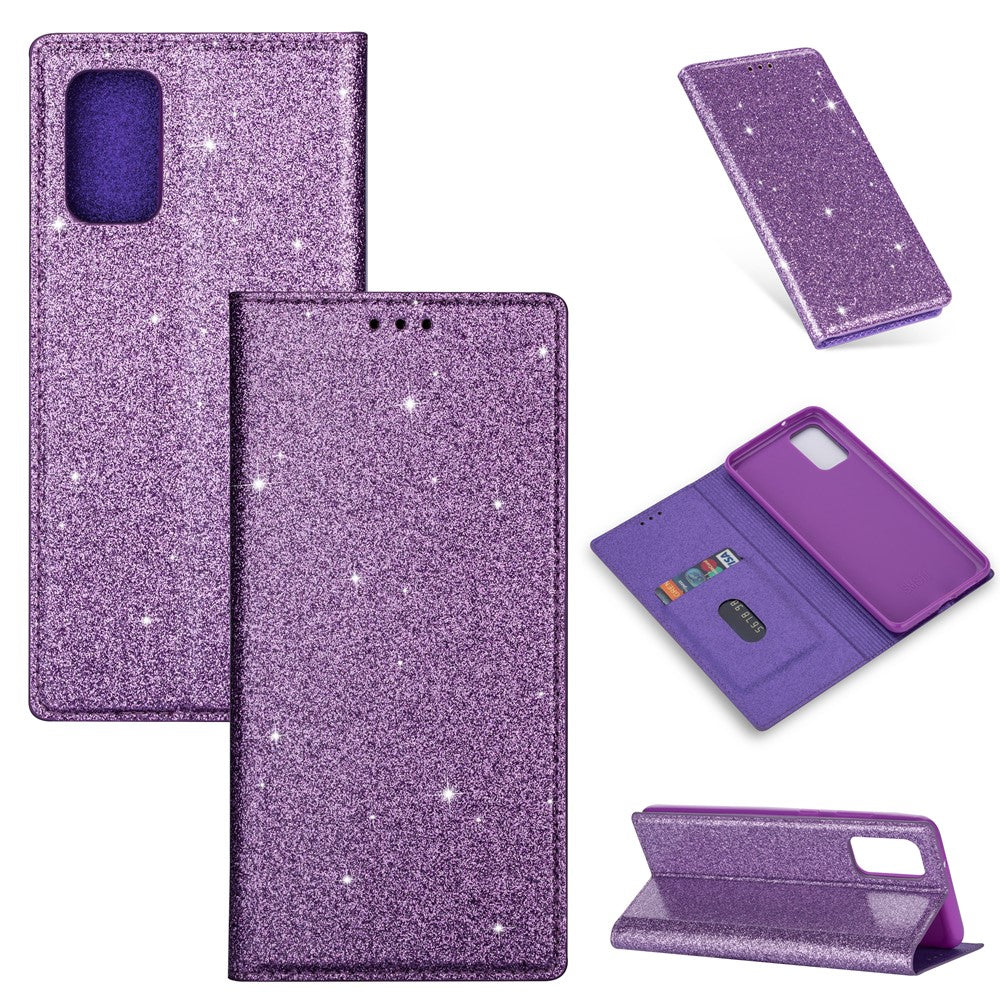 Flash Powder Leather Shell for Samsung Galaxy A31