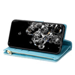 Glittery Starry Style Laser Carving Leather Cover for Samsung Galaxy A21s