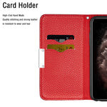 Retro Case Litchi Skin Leather Stand Cover with Card Slots for Samsung Galaxy S20 Plus/S20 Plus 5G