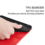 Retro Case Litchi Skin Leather Stand Cover with Card Slots for Samsung Galaxy S20 Plus/S20 Plus 5G
