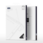 DUX DUCIS DOMO Series Tri-fold Stand Læder Smart Etui med Penholder og Penstander Hul til Samsung Galaxy Tab S7+ / S7 FE / S8+