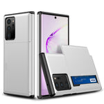 Skjutkortsfack PC + TPU Hybridskal för Samsung Galaxy Note20 Ultra/Ultra 5G