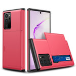 Skjutkortsfack PC + TPU Hybridskal för Samsung Galaxy Note20 Ultra/Ultra 5G