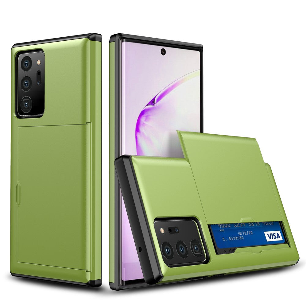 Skjutkortsfack PC + TPU Hybridskal för Samsung Galaxy Note20 Ultra/Ultra 5G