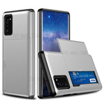 Skjutkortsfack PC + TPU Kombinationsmobilskal för Samsung Galaxy Note20/Note20 5G