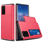 Skjutkortsfack PC + TPU Kombinationsmobilskal för Samsung Galaxy Note20/Note20 5G