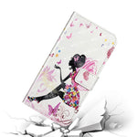 Pattern Printing Light Spot Decor Leather Case Stand Wallet Phone Cover for Samsung Galaxy A51 SM-A515