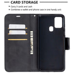 Pung Læder Stand Cover til Samsung Galaxy A21s