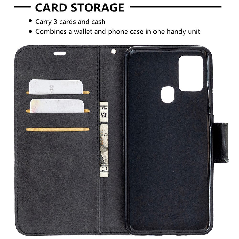 Pung Læder Stand Cover til Samsung Galaxy A21s