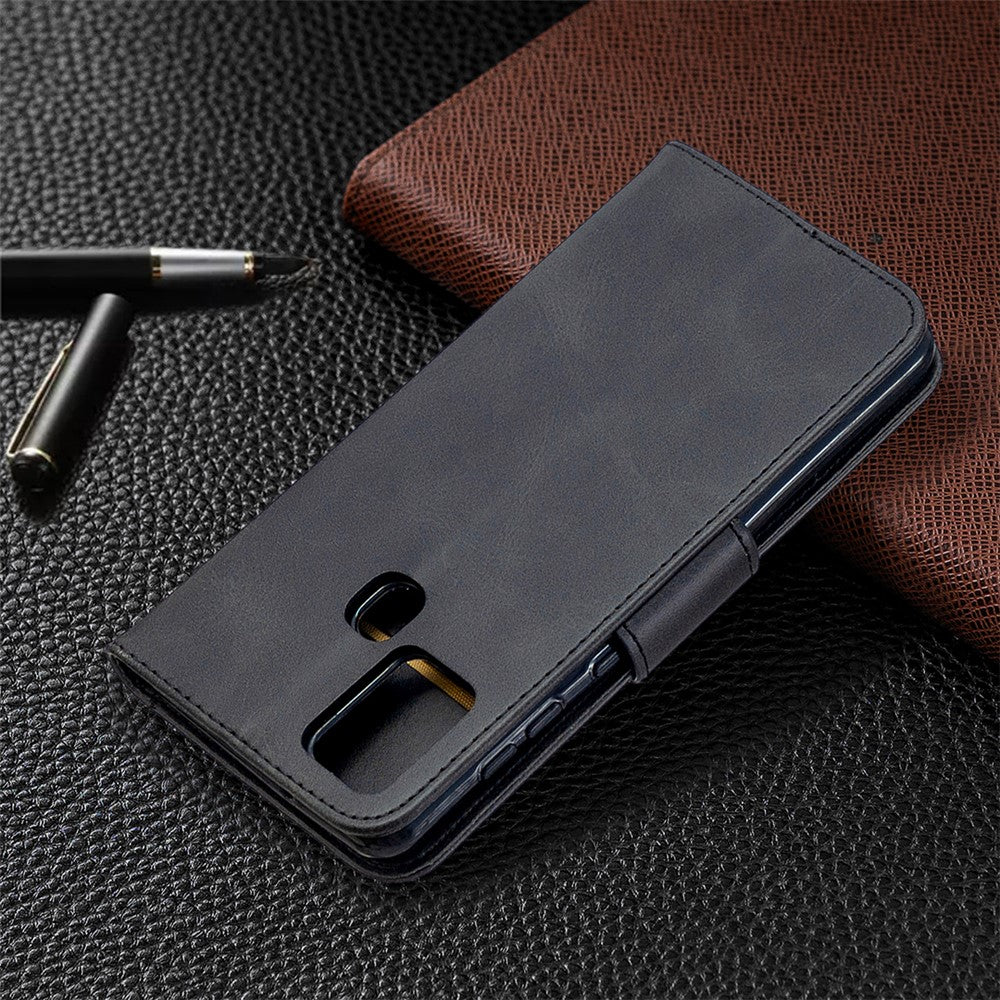 Pung Læder Stand Cover til Samsung Galaxy A21s