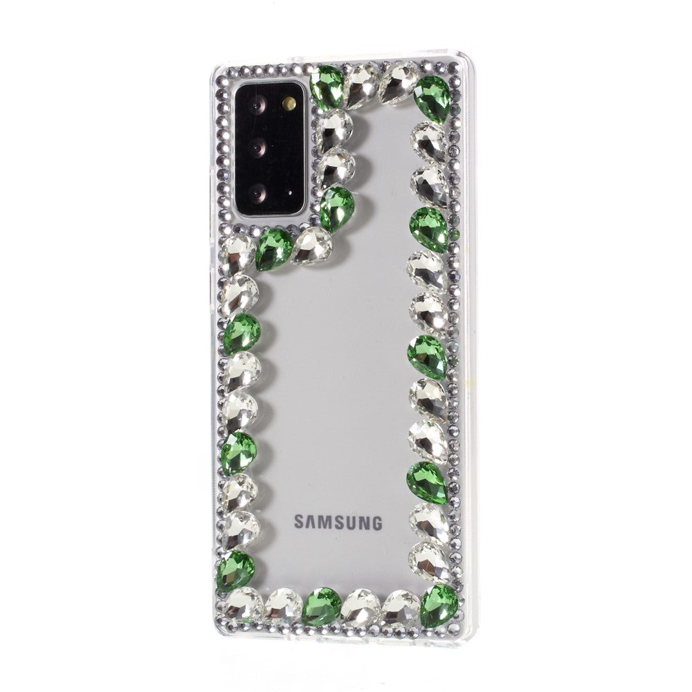 TPU Cover med Krystal Rhinstensdekoration til Samsung Galaxy Note20/Note20 5G