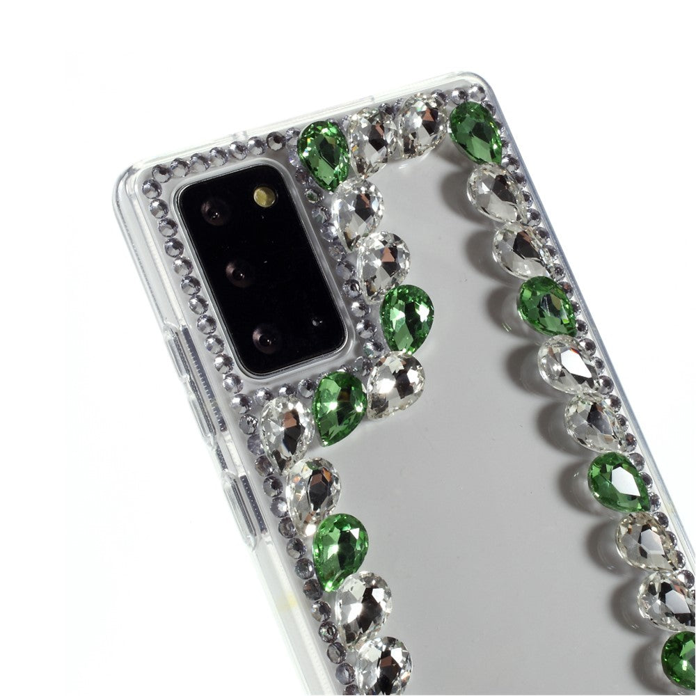 TPU Cover med Krystal Rhinstensdekoration til Samsung Galaxy Note20/Note20 5G