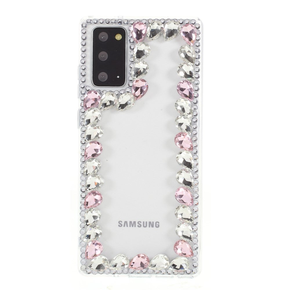 Crystal Rhinestone Decoration TPU Case for Samsung Galaxy Note20 Ultra/Note20 Ultra 5G