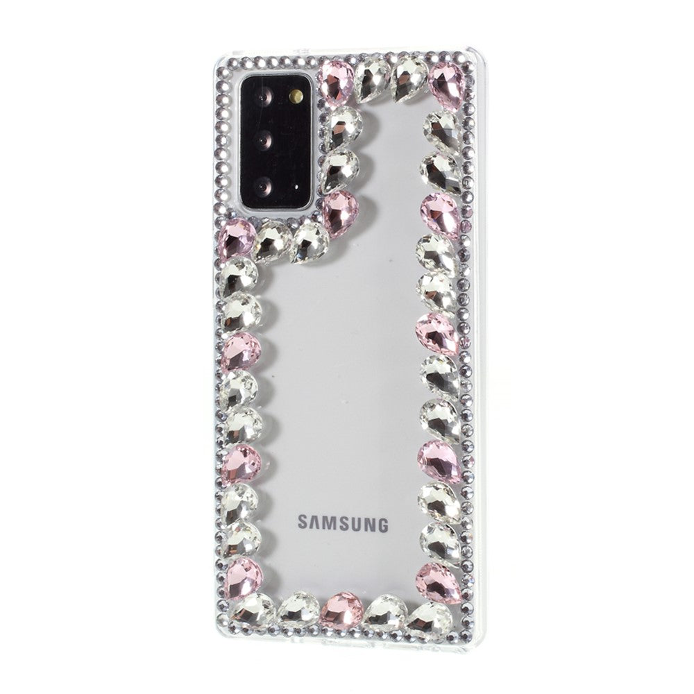 Crystal Rhinestone Decoration TPU Case for Samsung Galaxy Note20 Ultra/Note20 Ultra 5G