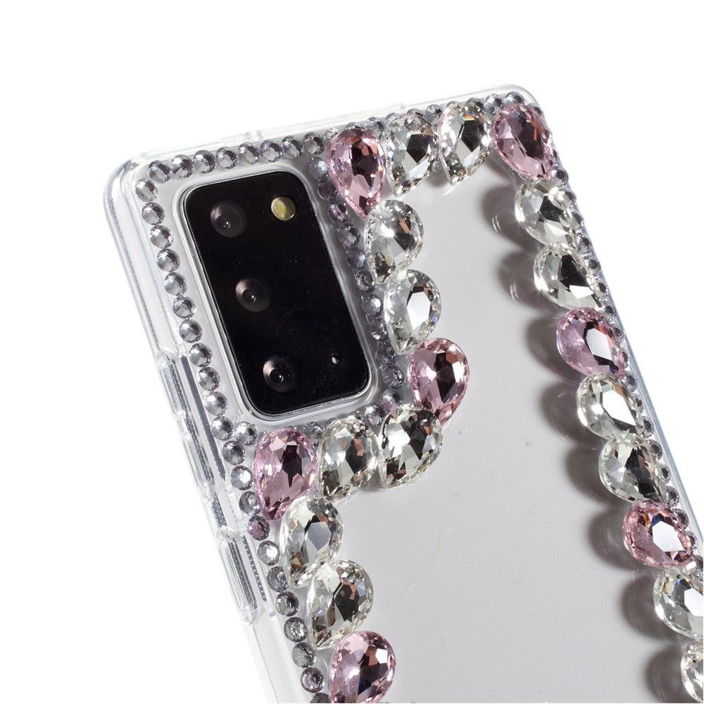 Crystal Rhinestone Decoration TPU Case for Samsung Galaxy Note20 Ultra/Note20 Ultra 5G