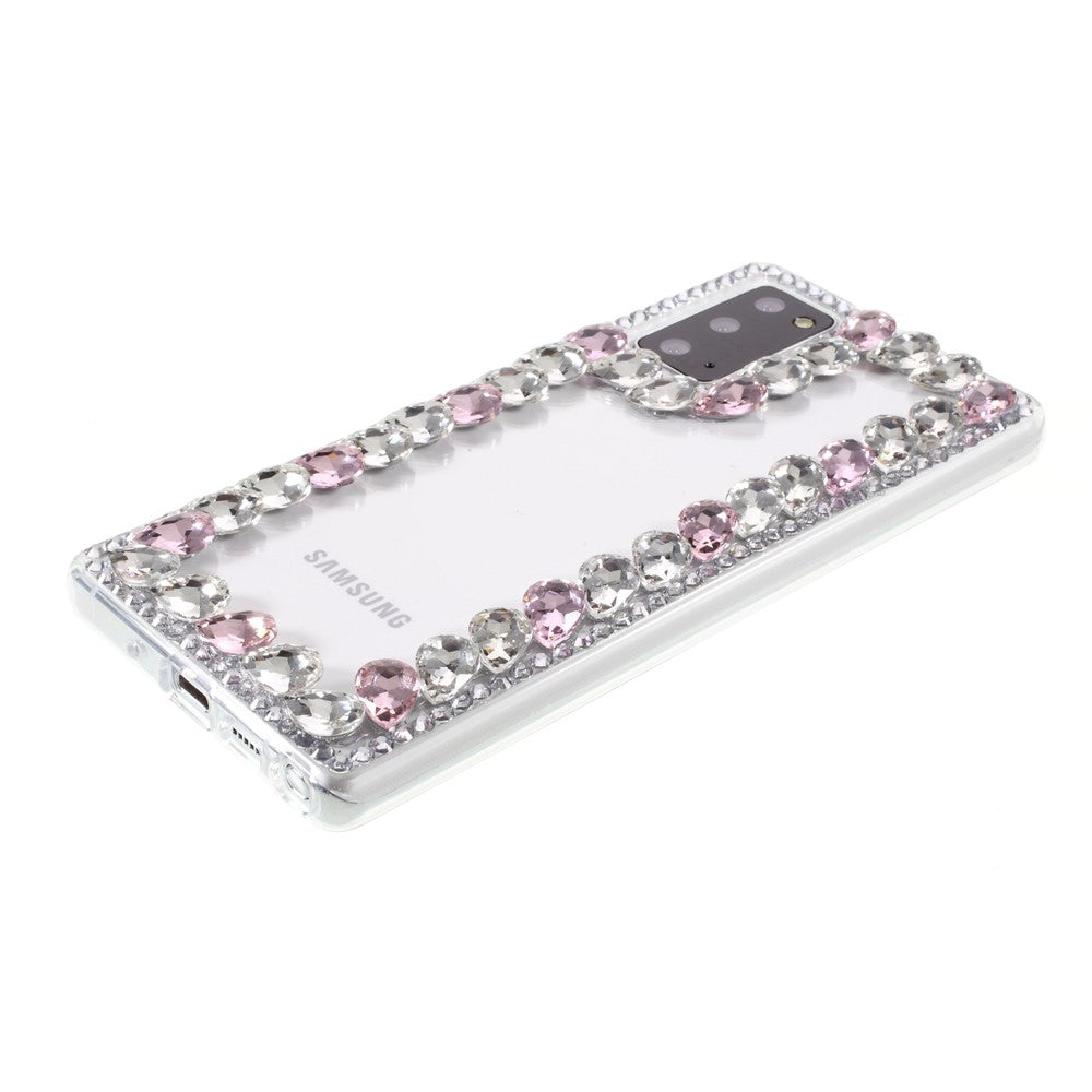 Crystal Rhinestone Decoration TPU Case for Samsung Galaxy Note20 Ultra/Note20 Ultra 5G