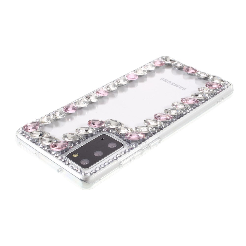 Crystal Rhinestone Decoration TPU Case for Samsung Galaxy Note20 Ultra/Note20 Ultra 5G