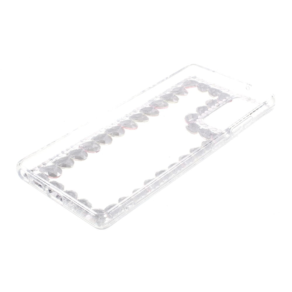 Crystal Rhinestone Decoration TPU Case for Samsung Galaxy Note20 Ultra/Note20 Ultra 5G