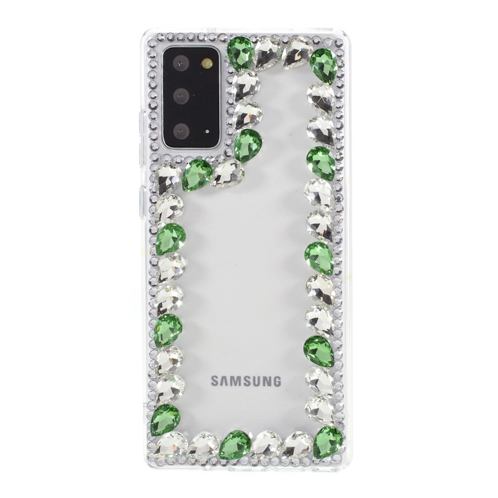 Crystal Rhinestone Decoration TPU Case for Samsung Galaxy Note20 Ultra/Note20 Ultra 5G