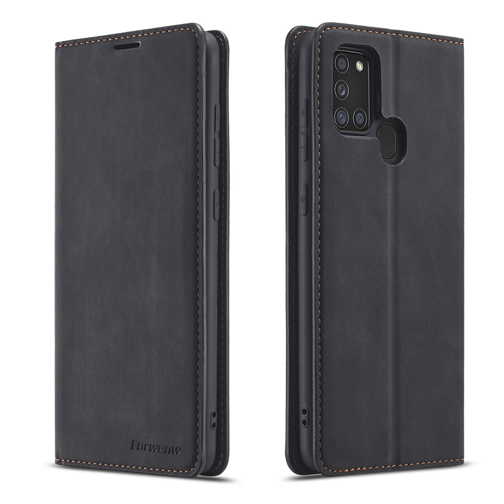 FORWENW Fantasy Series Silky Touch Leather Case for Samsung Galaxy A21s