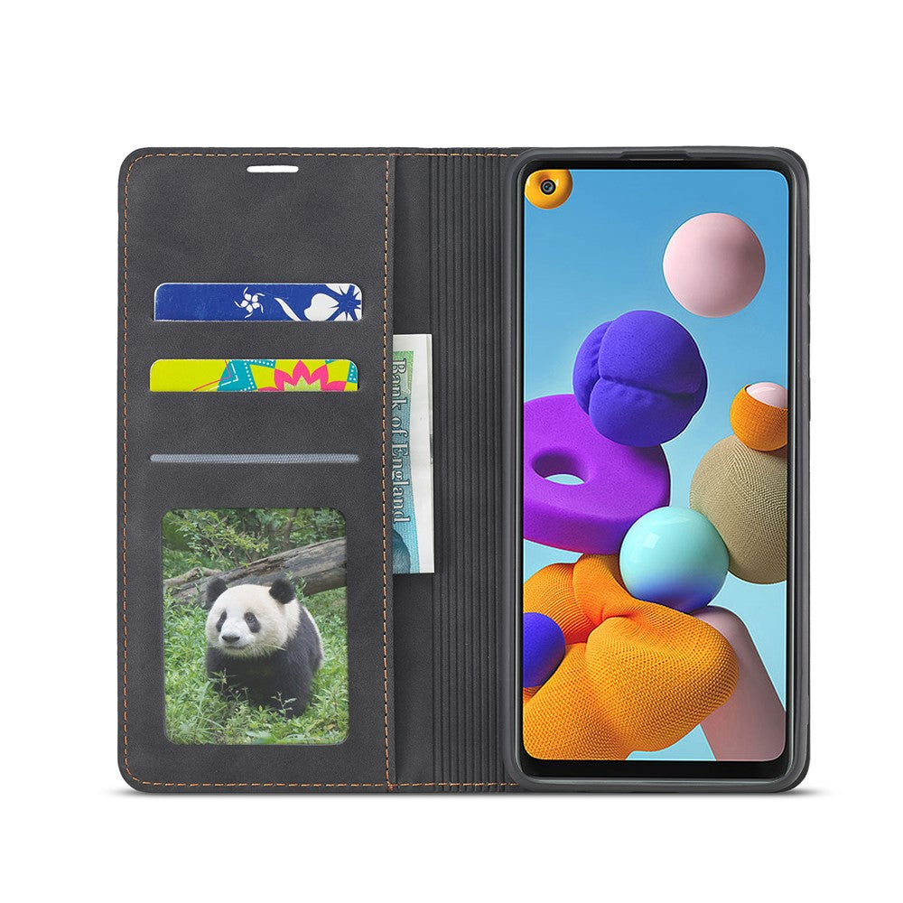 FORWENW Fantasy Series Silky Touch Leather Case for Samsung Galaxy A21s