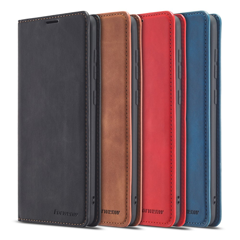 FORWENW Fantasy Series Silky Touch Leather Case for Samsung Galaxy A21s