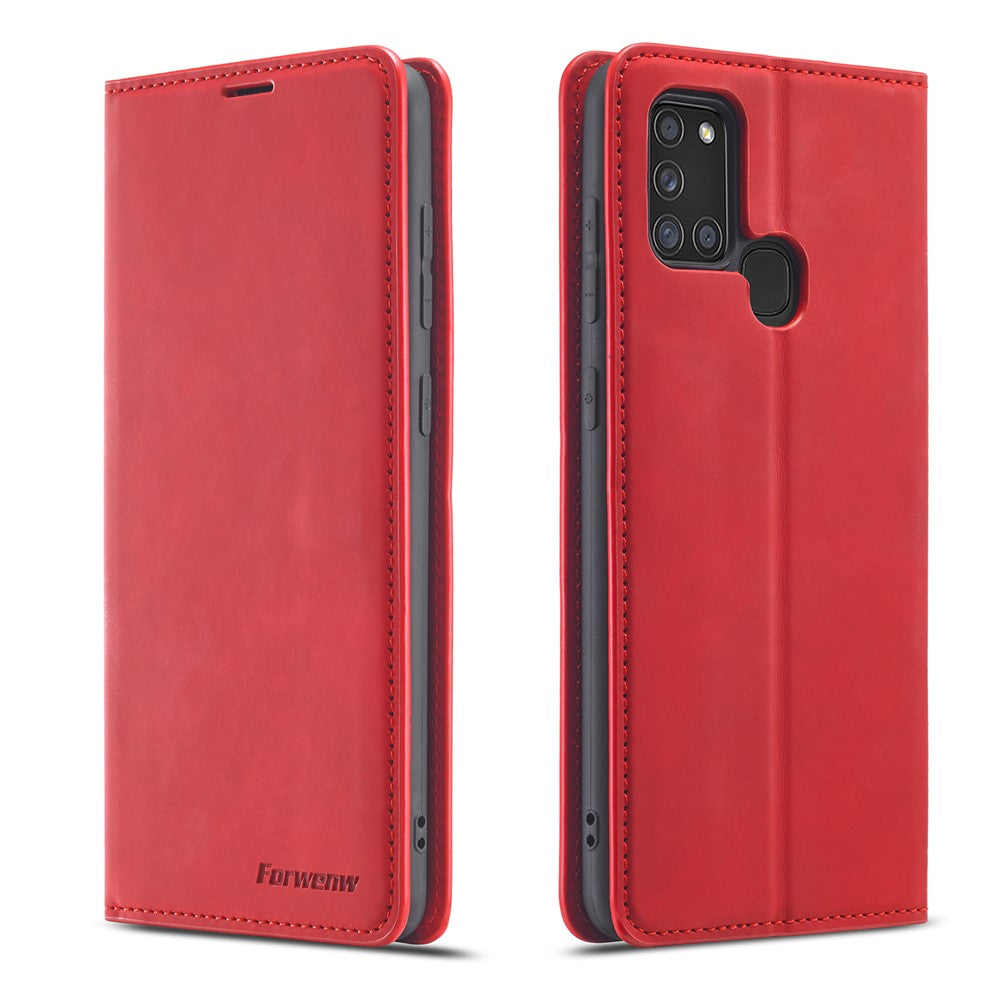 FORWENW Fantasy Series Silky Touch Leather Case for Samsung Galaxy A21s