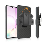 Woven Skin Swivel Belt Clip Holster PC + TPU Cover for Samsung Galaxy Note20 Ultra/Note20 Ultra 5G