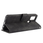 Skin-touch Wallet Stand Leather Flip Cover Case for Samsung Galaxy A21s