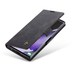 CASEME 013 Series Simplicity Auto-absorbed Læder Cover Pung til Samsung Galaxy Note20/Note20 5G