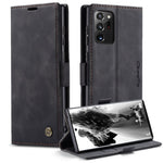 CASEME 013 Series Simplicity Auto-absorbed Leather Wallet Case for Samsung Galaxy Note20 Ultra/Note20 Ultra 5G