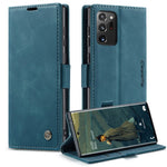 CASEME 013 Series Simplicity Auto-absorbed Leather Wallet Case for Samsung Galaxy Note20 Ultra/Note20 Ultra 5G