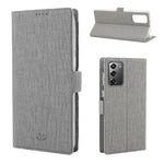VILI DMK Cross Texture Double Magnetic Clasp Leather Wallet Covering Case for Samsung Galaxy Note20/Note20 5G