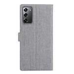 VILI DMK Cross Texture Double Magnetic Clasp Leather Wallet Covering Case for Samsung Galaxy Note20/Note20 5G