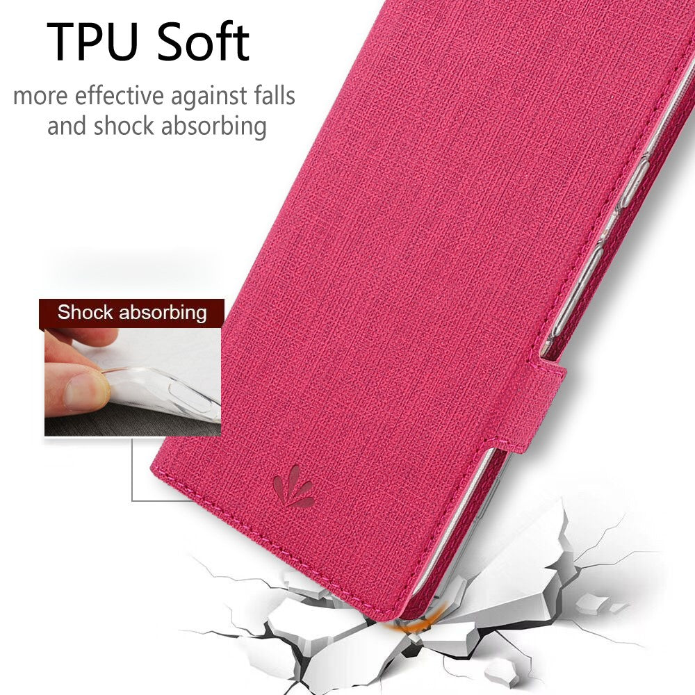 VILI DMK Cross Texture Double Magnetic Clasp Leather Wallet Case for Samsung Galaxy A31