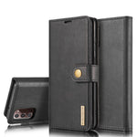 DG.MING Aftageligt 2-i-1 PC-bagcover + Splittet Lædercover til Samsung Galaxy Note20 / Note20 5G
