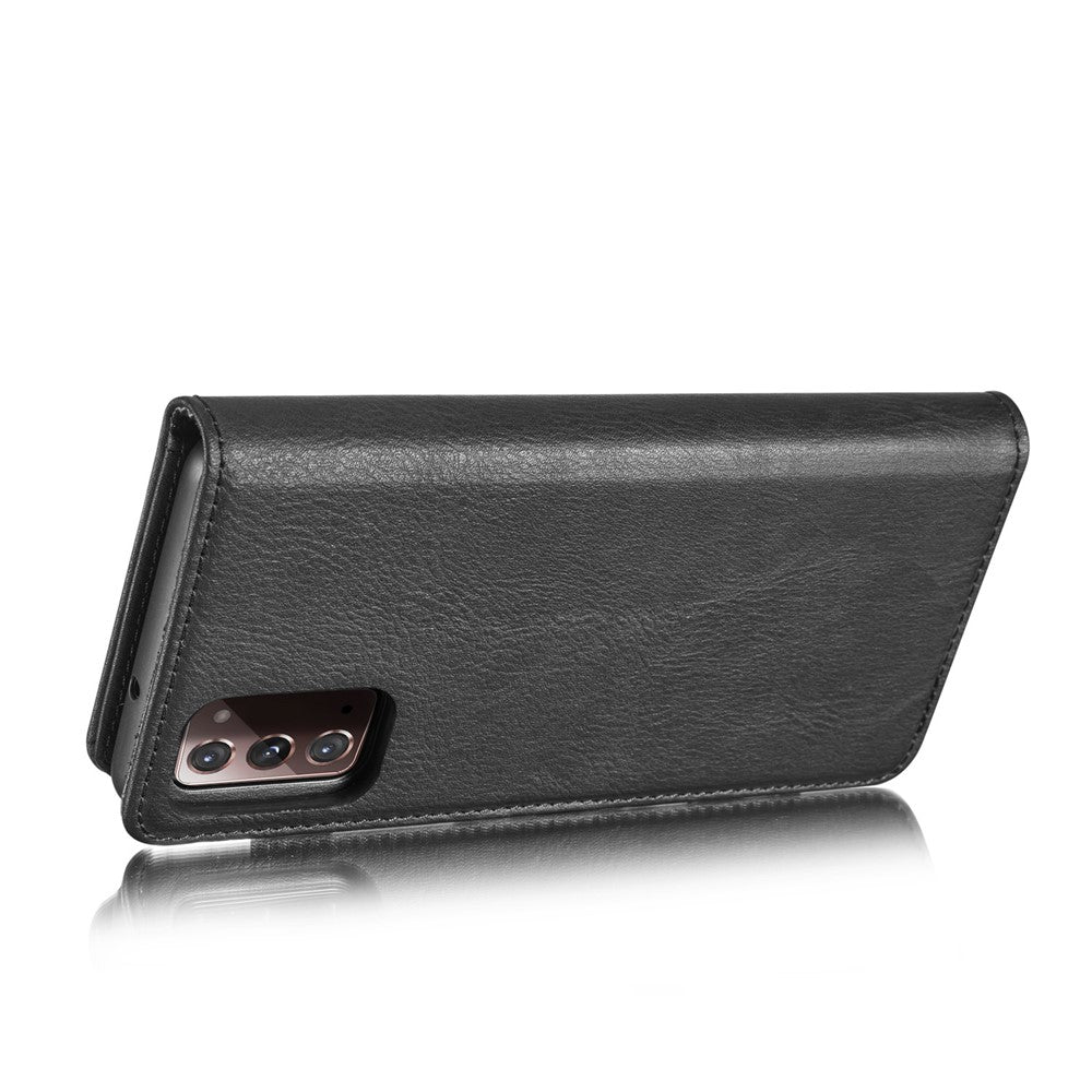 DG.MING Aftageligt 2-i-1 PC-bagcover + Splittet Lædercover til Samsung Galaxy Note20 / Note20 5G
