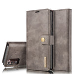 DG.MING Aftageligt 2-i-1 PC-bagcover + Splittet Lædercover til Samsung Galaxy Note20 / Note20 5G