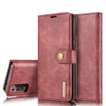 DG.MING Aftageligt 2-i-1 PC-bagcover + Splittet Lædercover til Samsung Galaxy Note20 / Note20 5G