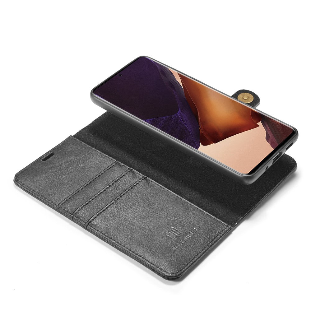 DG.MING For Samsung Galaxy Note20 Ultra / Note20 Ultra 5G Wallet Phone Case Detachable 2 in 1 Leather Shell Shockproof Flip Protective Cover