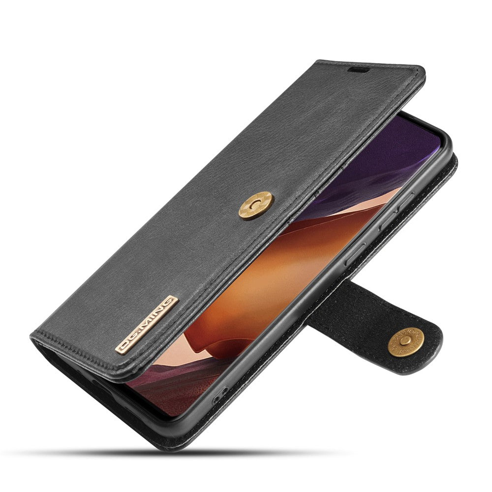 DG.MING For Samsung Galaxy Note20 Ultra / Note20 Ultra 5G Wallet Phone Case Detachable 2 in 1 Leather Shell Shockproof Flip Protective Cover