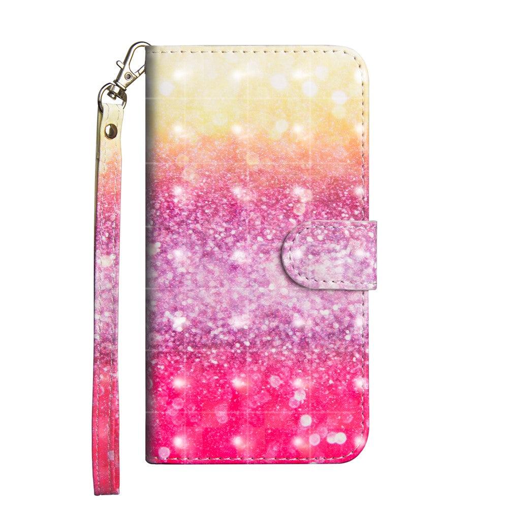 Light Spot Decor Mønster Tryk Læder Etui til Samsung Galaxy Note20/Note20 5G
