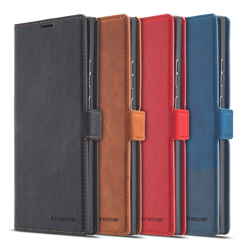 FORWENW Fantasy Series Silky Touch Leather Mobile Phone Shell for Samsung Galaxy Note20/Note20 5G